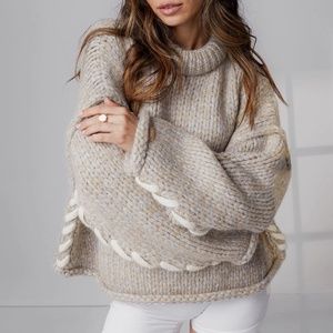 ISO Lofty Wool Whip Stitch Pullover